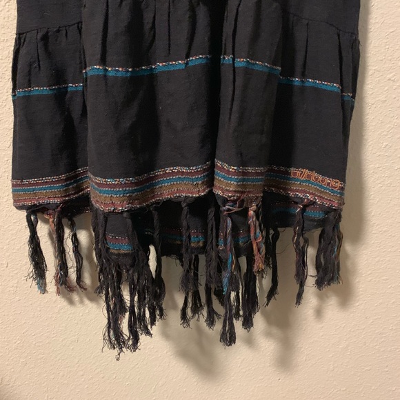 Bill A Bong Spaghetti Strap Dress W/Tassels Medium - Picture 4 of 5